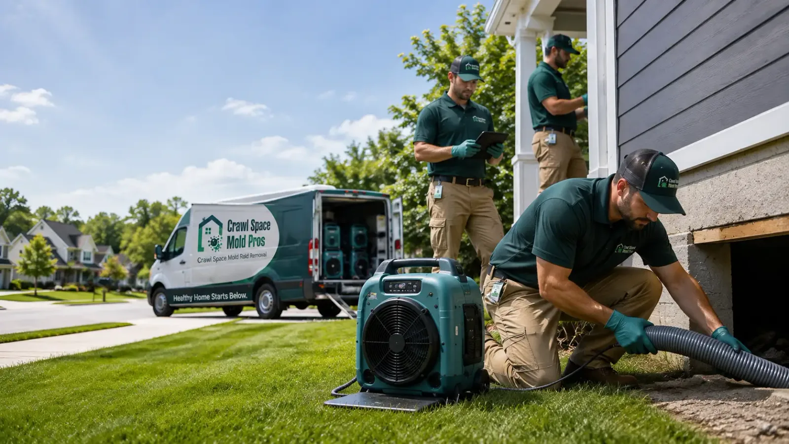 Crawl Space Mold Removal in Hooksett, NH